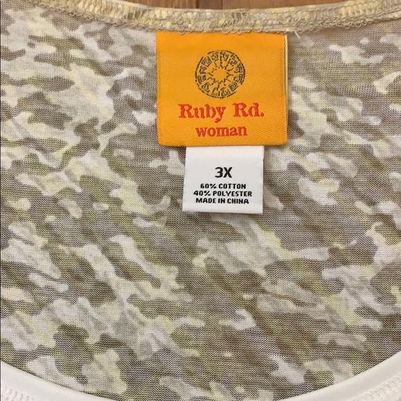 Ruby Rd 3X Top - Picture 2 of 4